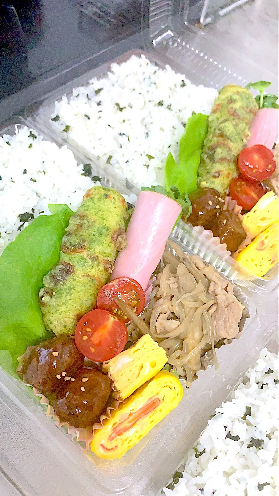 ワカメご飯弁当|ねむちゃんさん