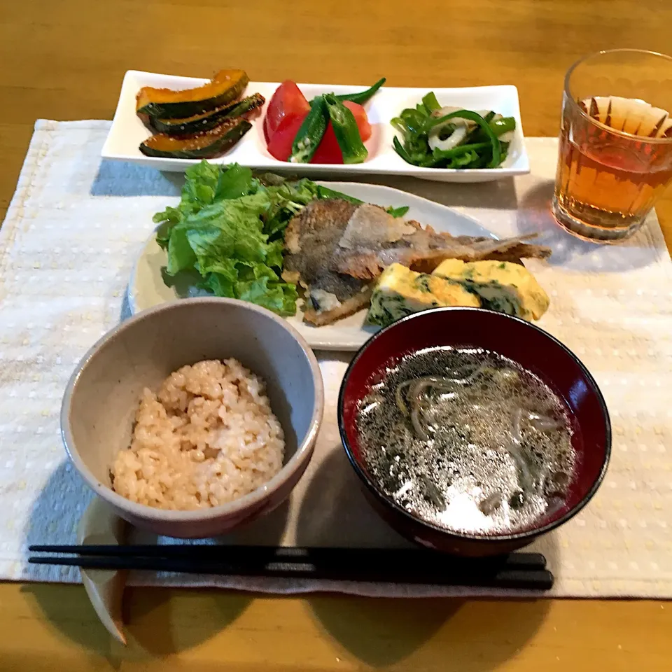 カレイの唐揚げで和食ご飯✨✨🍴|りりさん