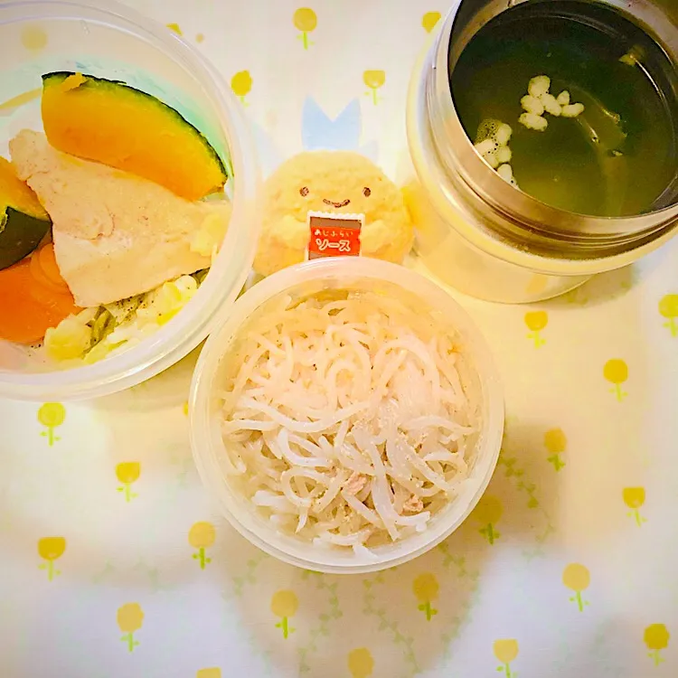 Snapdishの料理写真:2019.06.18 目がぱっちり弁当🌼|えまむらさん