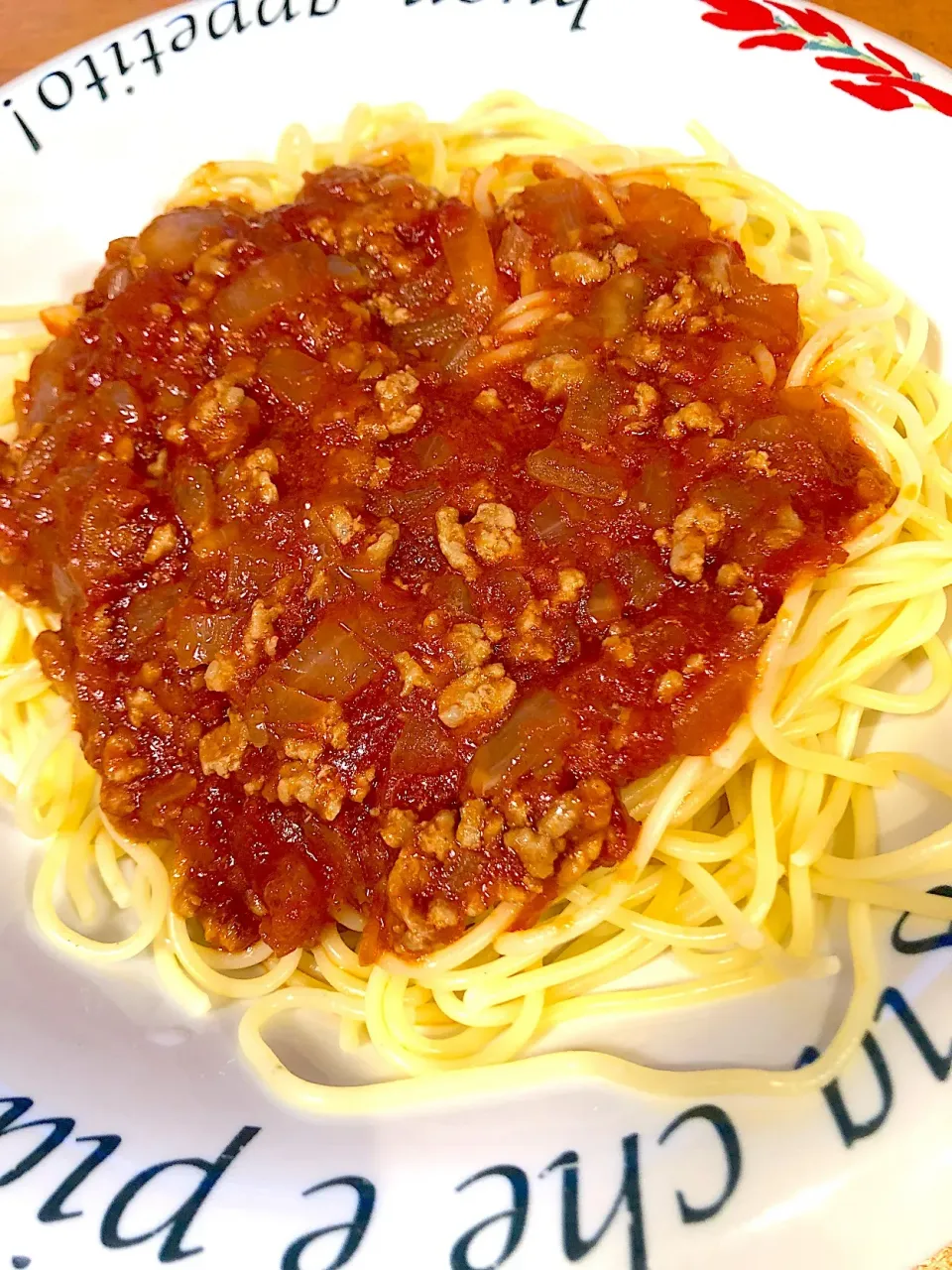 ミートソースパスタ🍝|harutomomamaさん