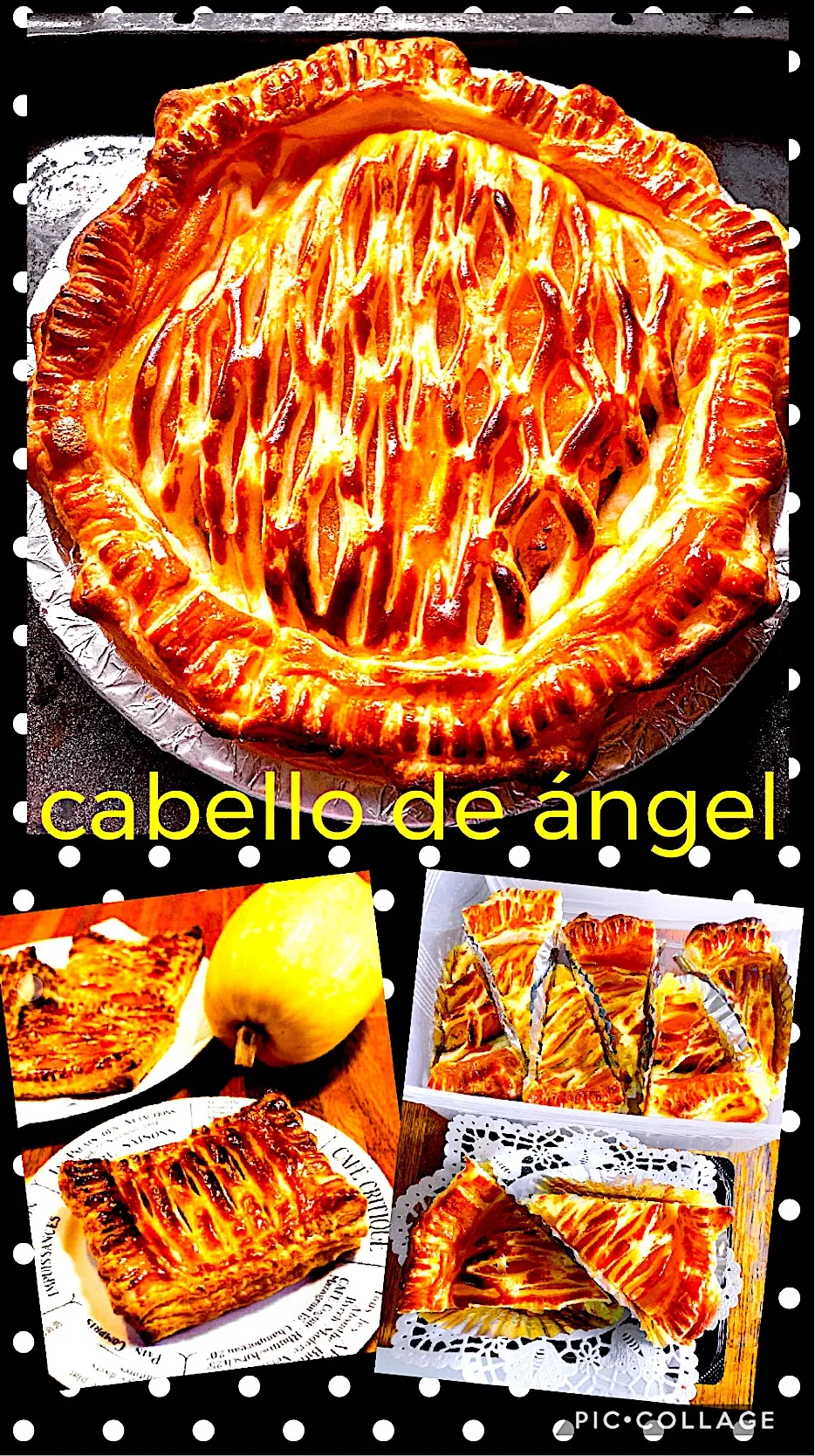 #Cabellodeangel  #糸瓜のパイ  #カベジョデアンヘル #そうめんカボチャ #自家製柚子ジャム #パイ #お家おやつ #冷凍パイシート #焼き菓子|Blueberry🫐さん