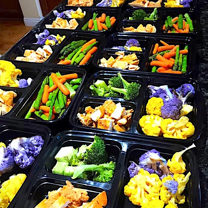 Meal prepping lunch & dinner  #mealprep  #veggies  #mealplan|🌺IAnneさん