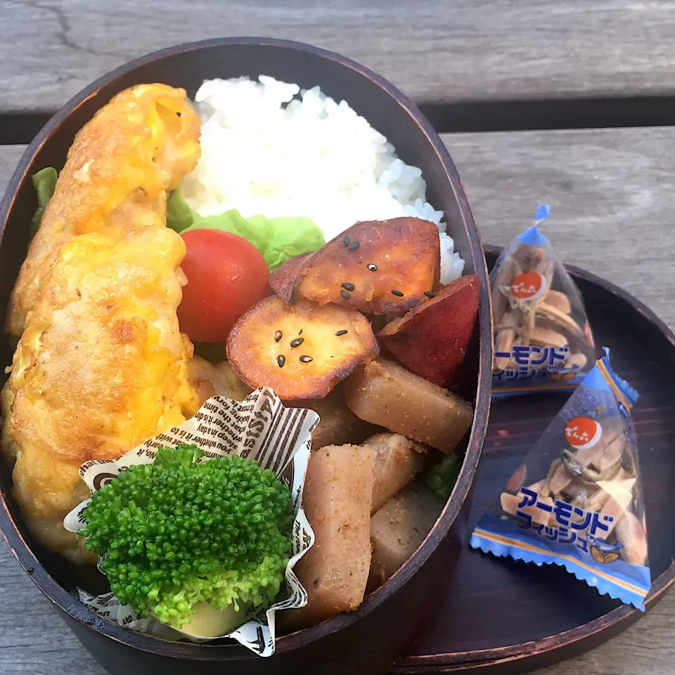 #男子高校生弁当  #曲げわっぱ弁当|さい。さん