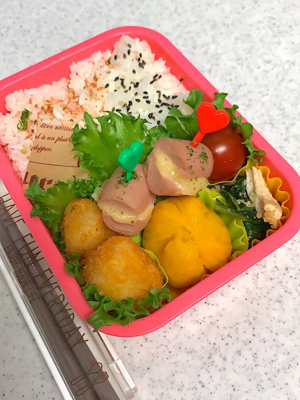 今日のお弁当 #女子高生のお弁当|料理嫌いなおかあさんさん