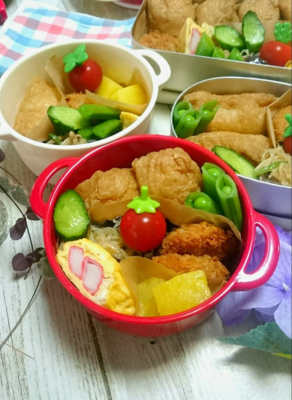 Snapdishの料理写真:いなり寿司弁当
 #お稲荷さん
 #いなり寿司|okamichanさん