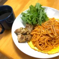 ナポリタンと焼き鳥|おでさん