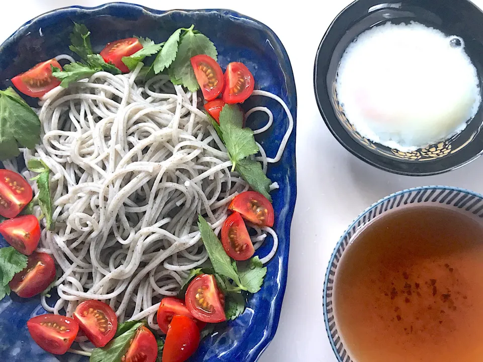 Snapdishの料理写真:黒胡麻そうめん|☺︎saya☺︎さん