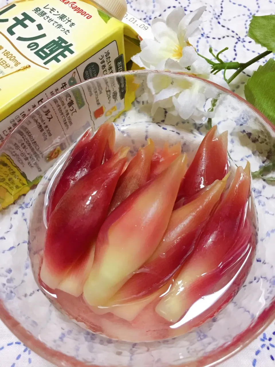 Snapdishの料理写真:茗荷のピクルス|❁︎na--na❁︎Nさん