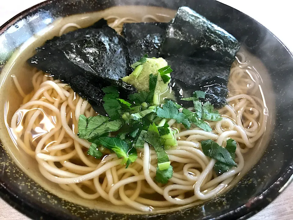 けふの昼餉は花巻そばどす🍜もっとワサビ有っても良かったかなぁ✨|にゃあ（芸名）さん