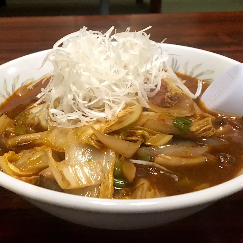 晩ごはん⭐️⭐️⭐️
また、渓谷ラーメン🍜食べてしまった(๑•﹏•)
めちゃくちゃ濃い味なんだけど、
は・ま・る(๑´p`๑)|ぽんたさん