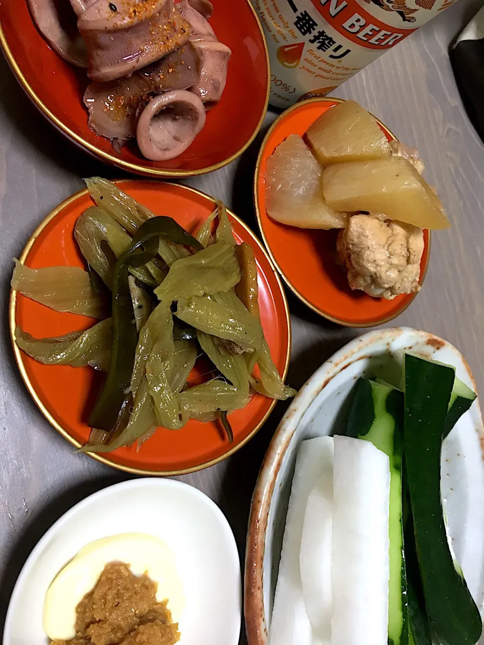 Snapdishの料理写真:ふき煮 大根煮|みーさん