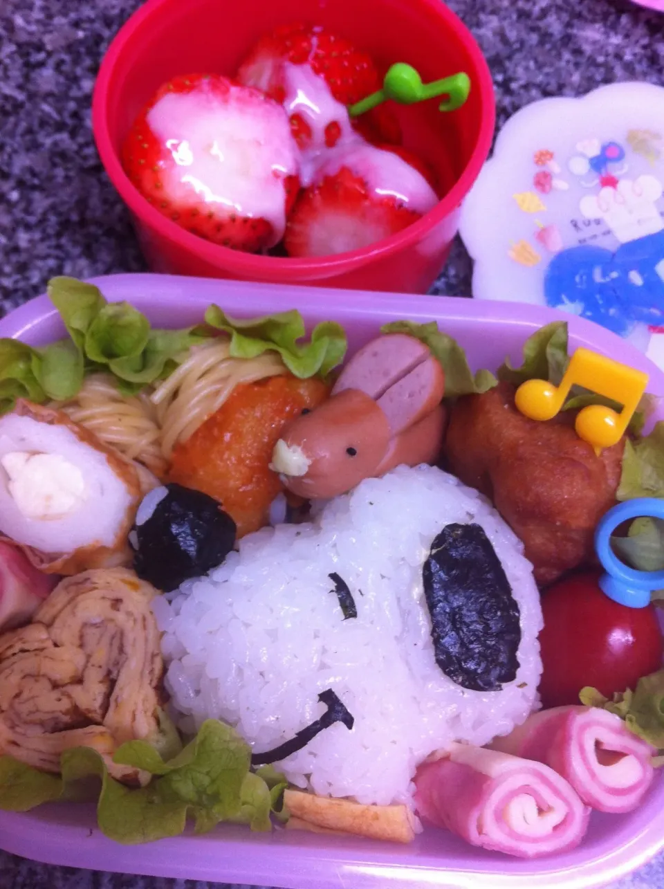 #スヌーピー弁当  #幼稚園弁当 #小学生弁当   #簡単|chocolaさん