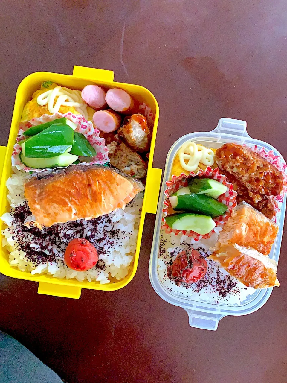 旦那と私のお弁当♡
今日も頑張ろっ‼︎|まこさん