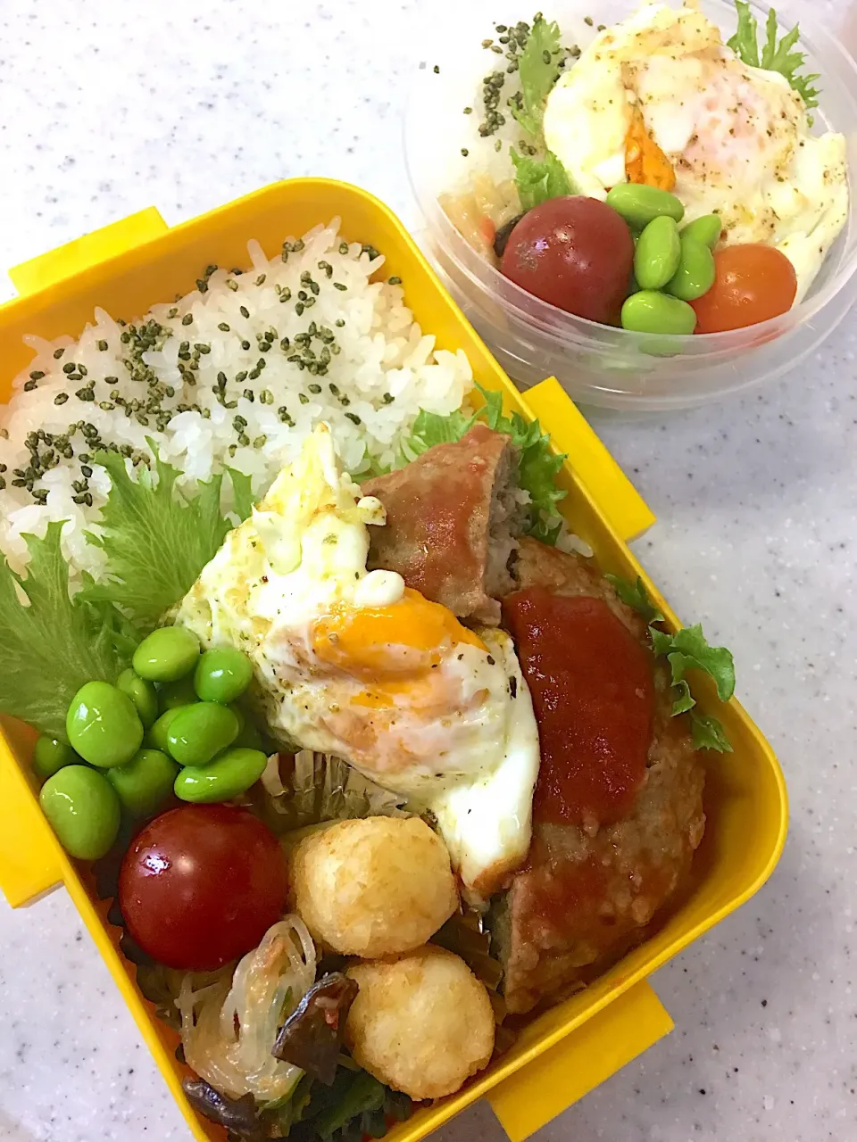 #高校生男子弁当  #自分弁当 #たまご|よちこさん