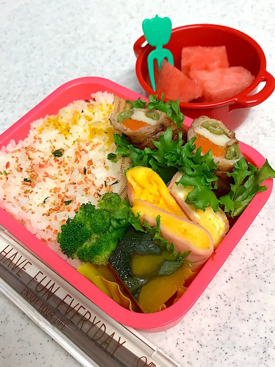 今日のお弁当 #女子高生のお弁当|料理嫌いなおかあさんさん