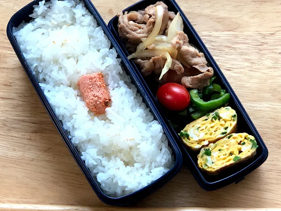 Snapdishの料理写真:豚の生姜焼き 弁当|弁当 備忘録さん