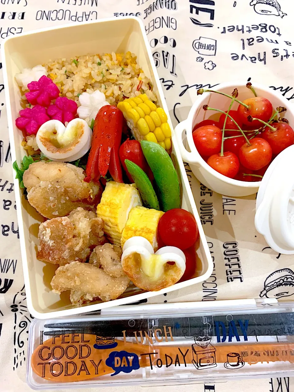 Snapdishの料理写真:2019.6.20 今日の娘弁当♡|mieさん