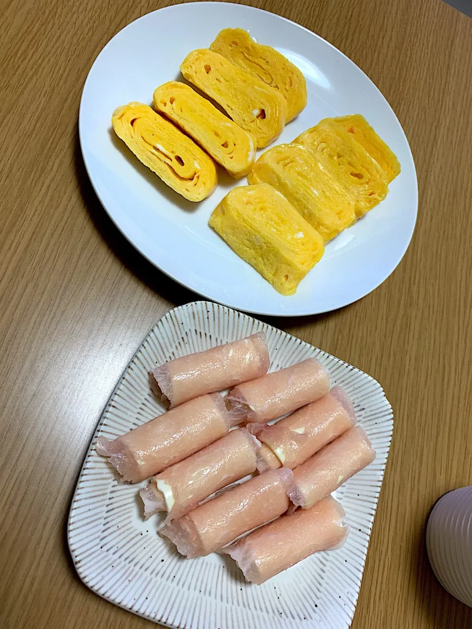 Snapdishの料理写真:卵焼き 生ハムチーズ巻き|爰音さん