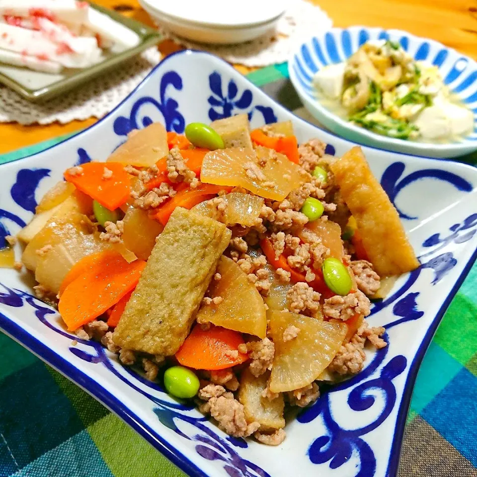 大根とさつま揚げの炒め煮|とまと🍅さん