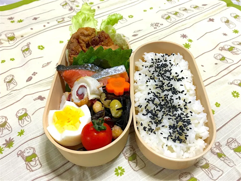 鮭のお弁当|スズさん