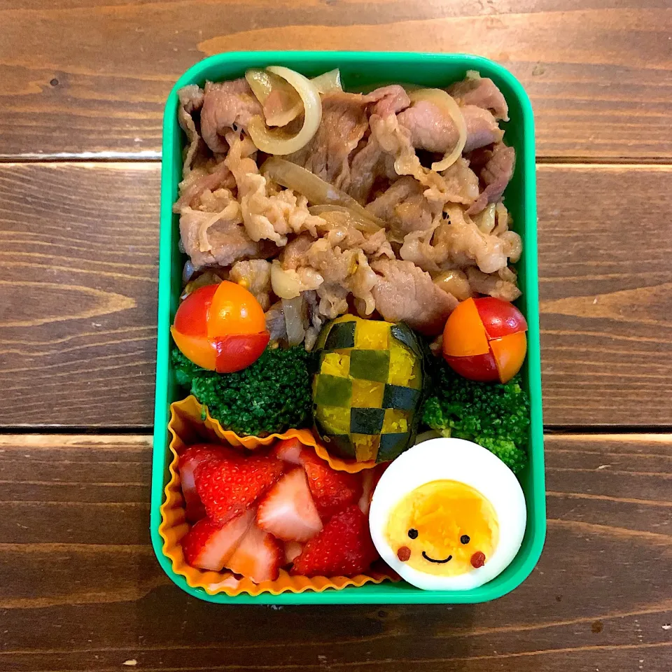 生姜焼き弁当💕|ともさん