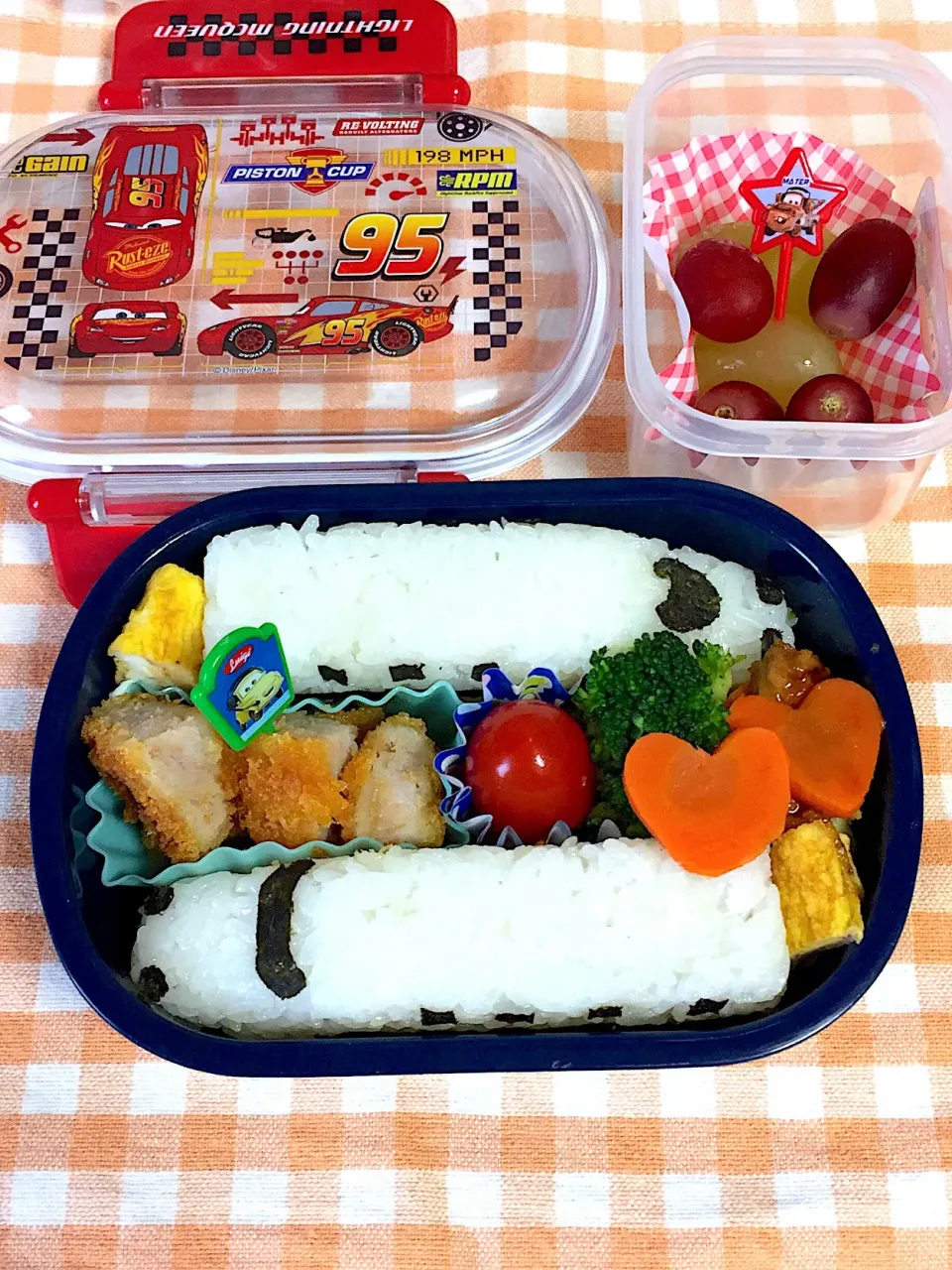 Snapdishの料理写真:6/21☆年少☆プチカツ弁当|ちーさん