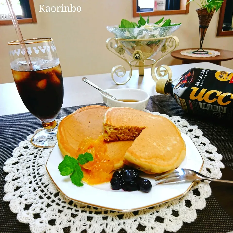 Snapdishの料理写真:コーヒーパンケーキ|Kaorinboさん