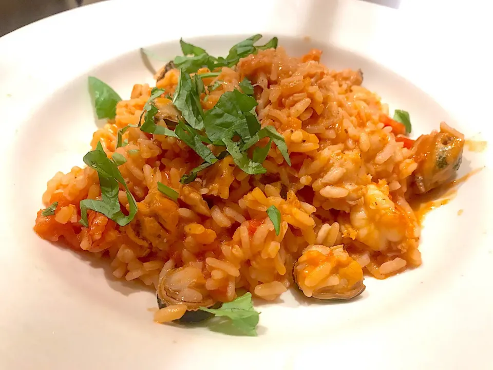 Seafood risotto|Sky Blueさん