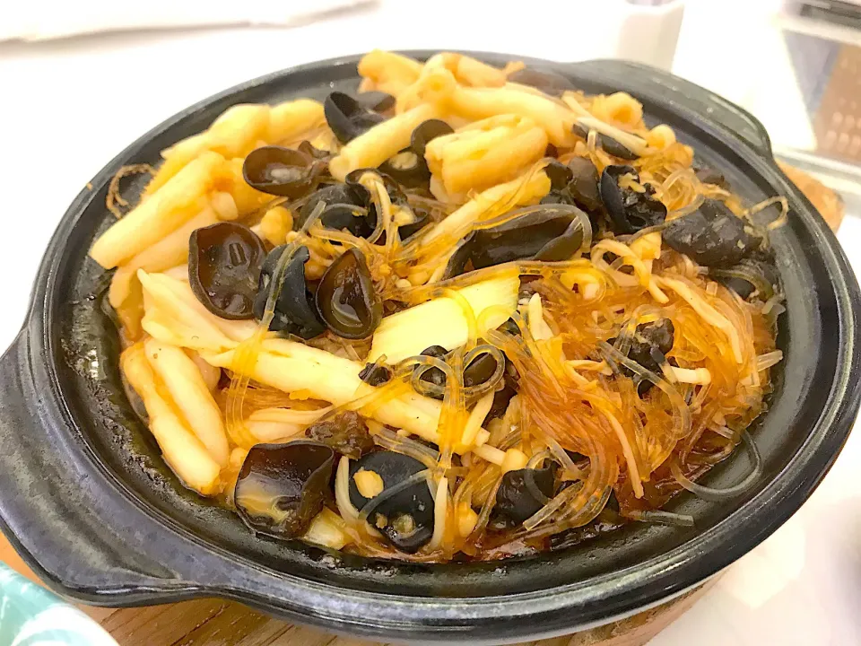 Sautéed sea cucumber meat with vermicelli|Sky Blueさん