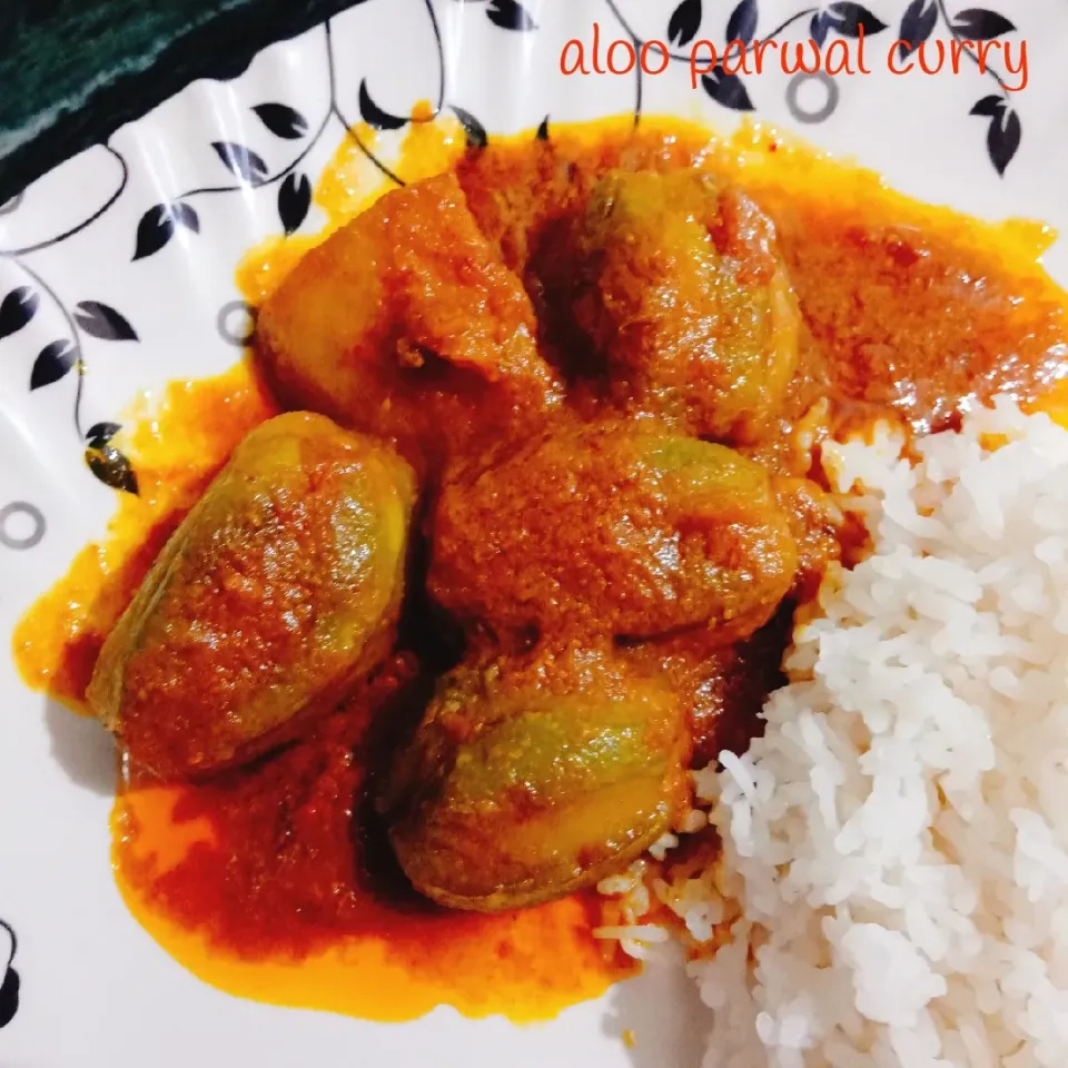 Snapdishの料理写真:potato and pointed guard curry|kittyさん