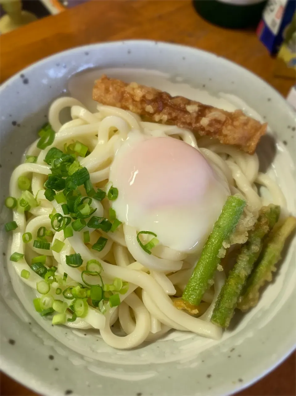 天麩羅ぶっかけうどん|ちびろ菌さん