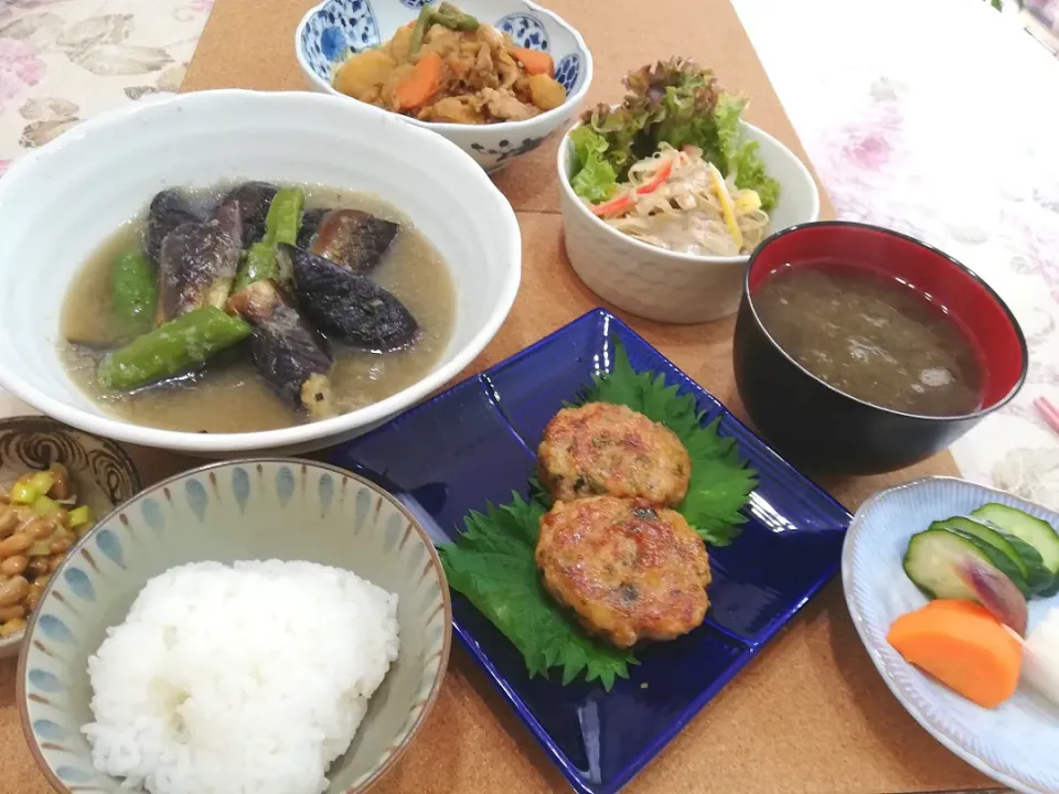 令和元年６月21日
きょうのおすすめふ茄子とピーマンの焼き浸しおろしバージョン😙|たえさん