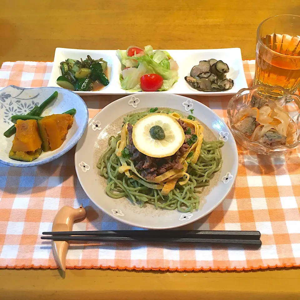 Snapdishの料理写真:瓦そばで夜ご飯✨🍴|りりさん