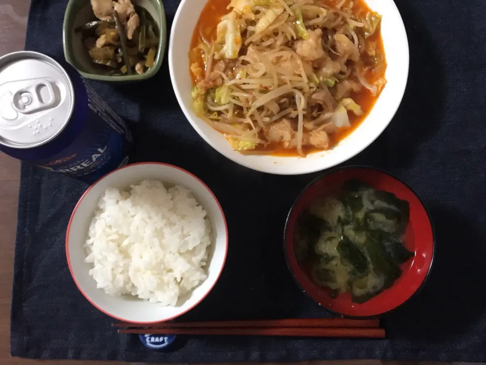 ホルモンと野菜の炒めもの|るるさん