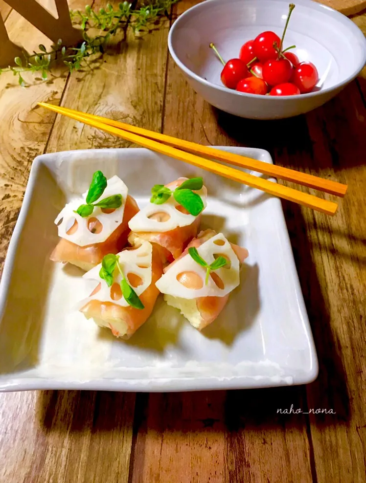 生ハムれんこんポテトサラダ 前菜にどうぞ〜♪今週もお疲れ様でした！|naho_nonaさん