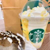 Snapdishの料理写真:#レモンヨーグルト発酵フラペチーノ
#抹茶大納言|グランマさん