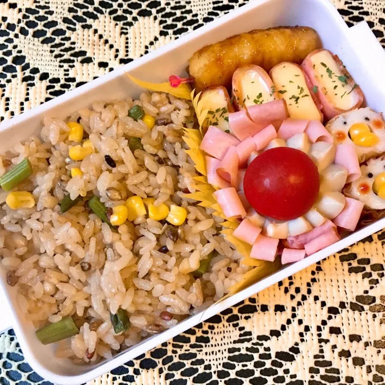 炊き込みご飯弁当|はなゆきさん