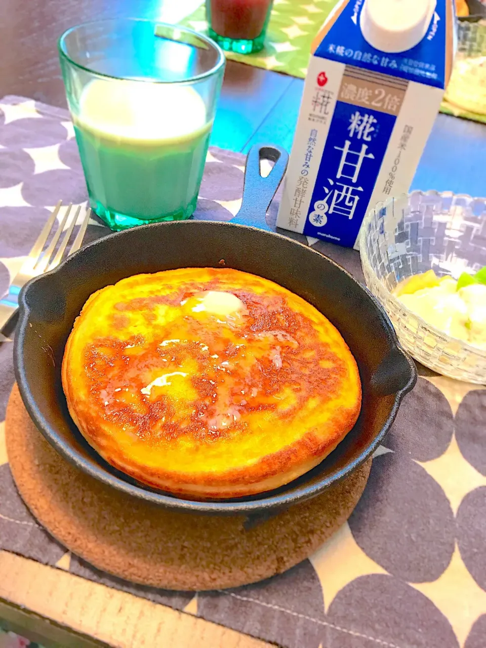 パンケーキ🥞
お砂糖を甘酒に。|Atsukoさん