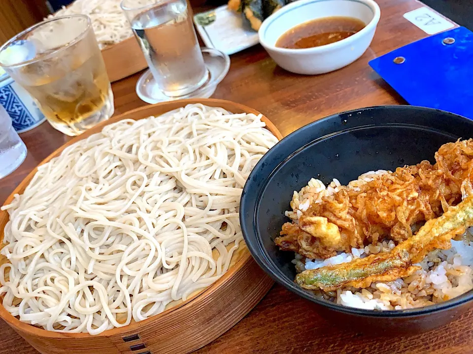 もりそば ミニ海老丼|Akiko Yoshidaさん