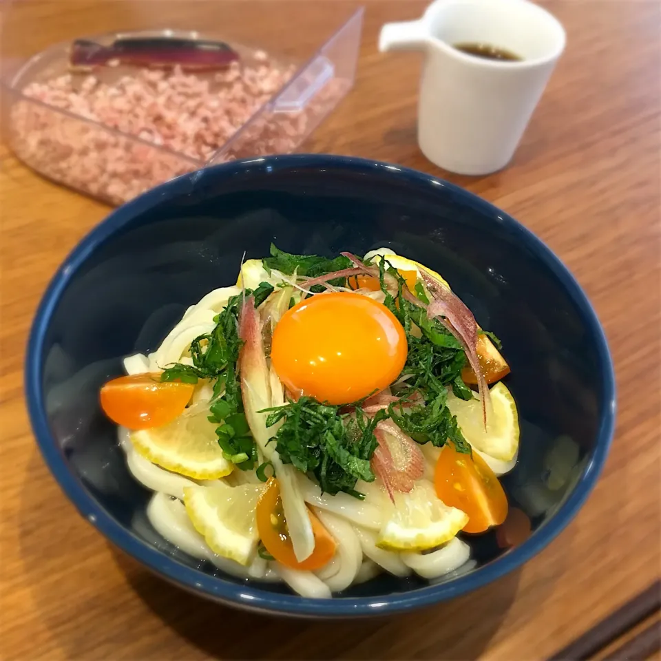 レモン冷やしうどん|くろあおさん