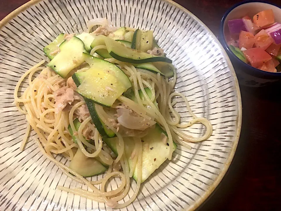 Snapdishの料理写真:ズッキーニのパスタ|aiさん