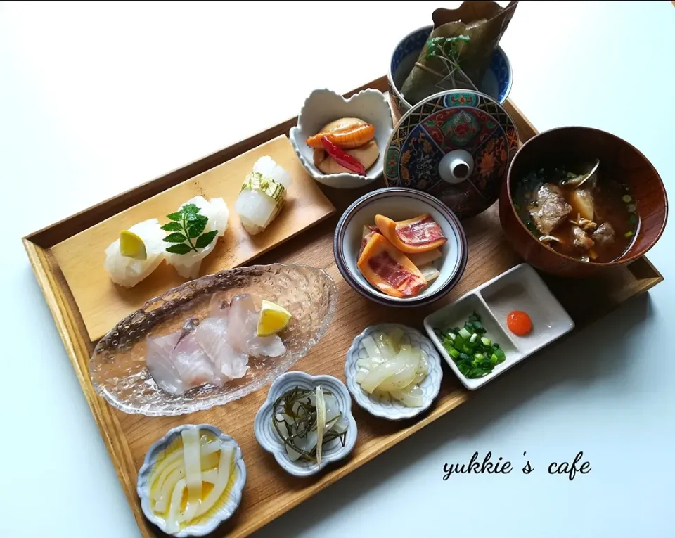 釣ったお魚で和んプレート😋|ぐぅぐママ（Yukkie）さん