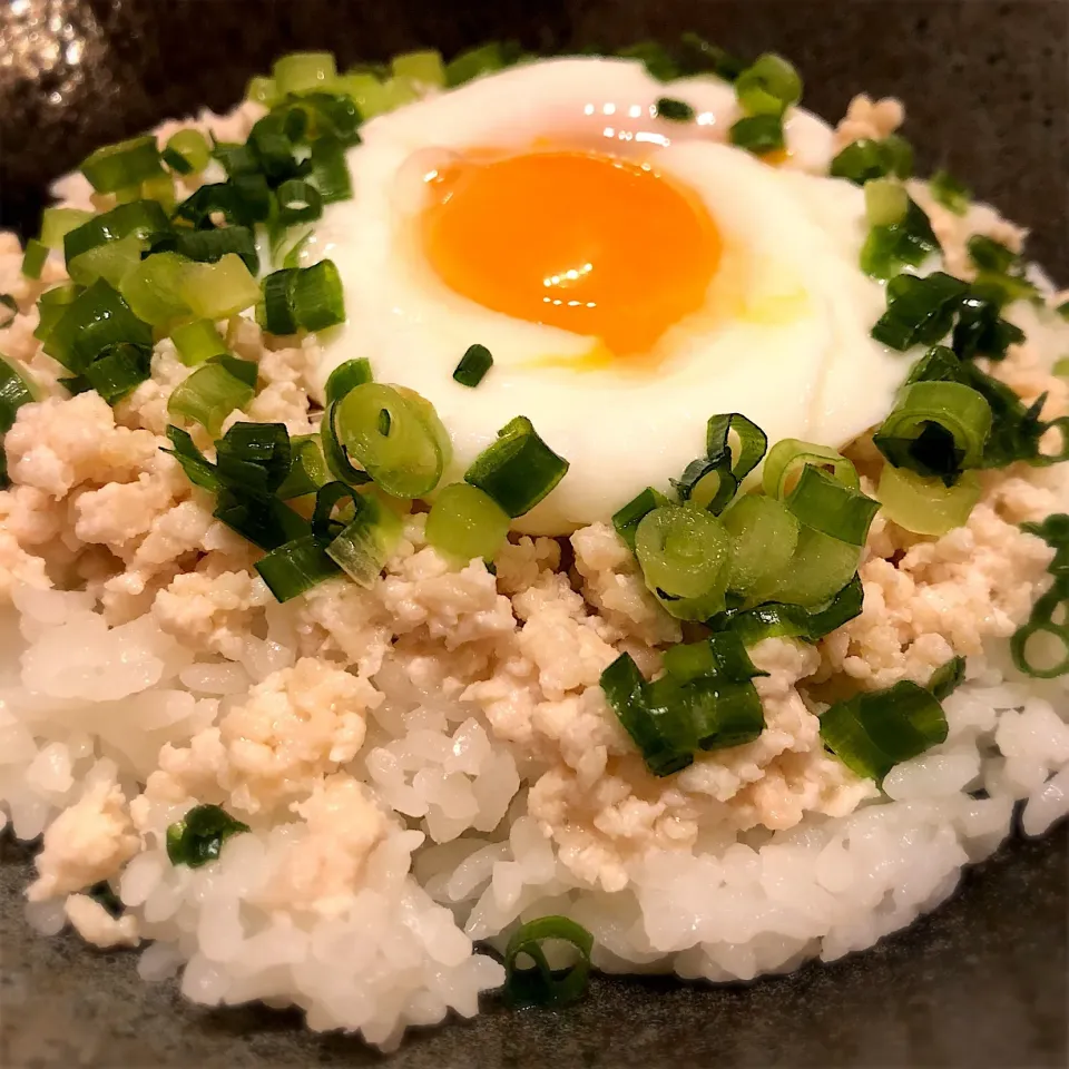 さっぱり鶏ひき肉丼|❁❁❁さん