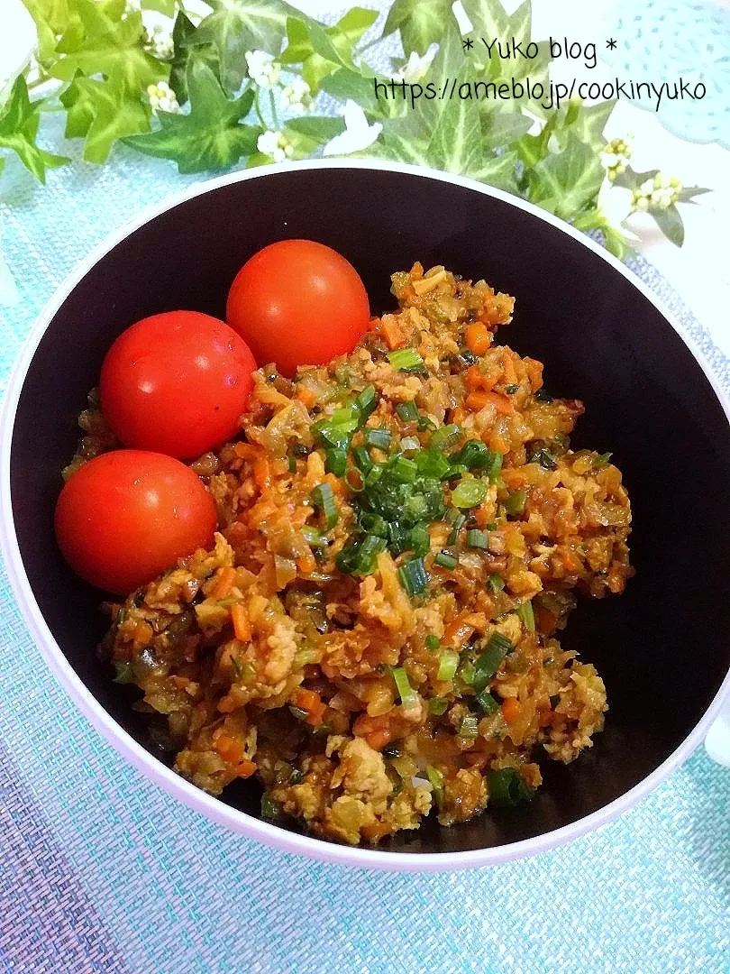 切り干し大根の煮物を作りすぎて余っちゃいました。ドライカレーにならないかと作ってみました。😉美味しい和風のドライカレーになりました。😁|cookinyukoさん