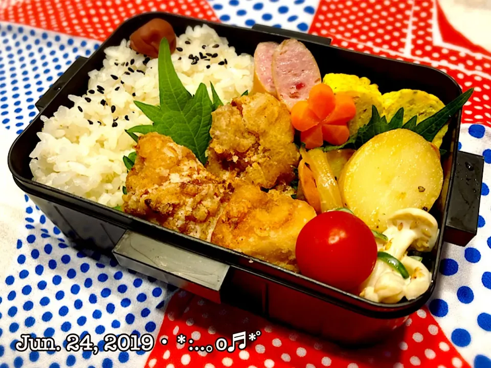 2019/06/24お弁当〜♡  #糀の甘酒  #マルコメ  #マルコメ糀甘酒  #マルコメさんありがとう  #snapdish  #snapdishさんありがとう#甘酒部#甘酒おかず部|いく❤️さん