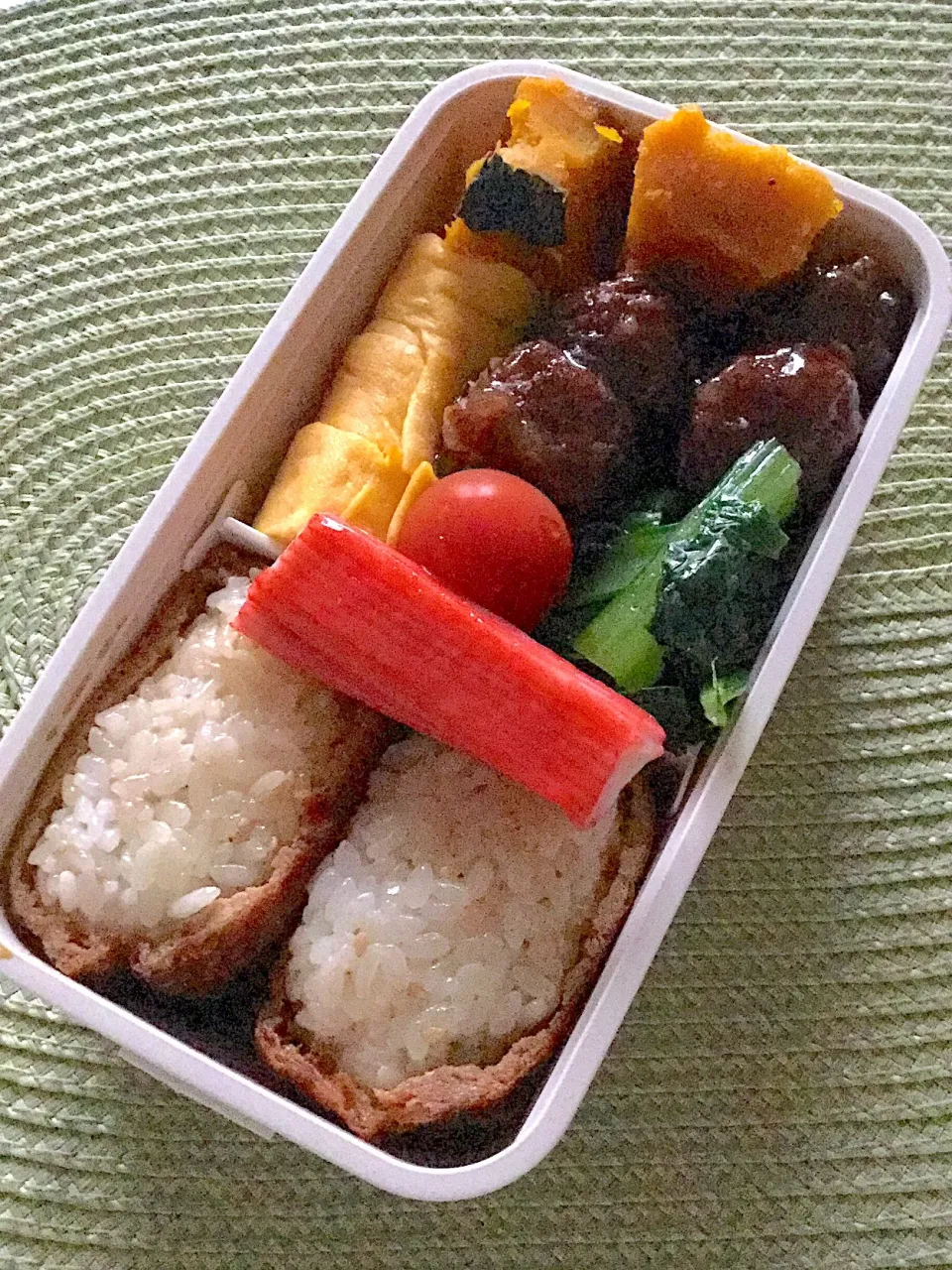 長女の中学弁当！
おいなりさん💗|yukoさん