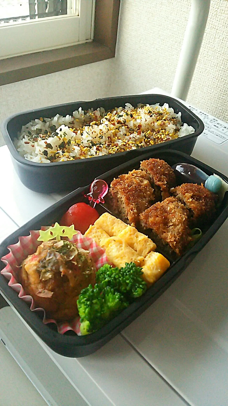 今日のお弁当🐙🐮|えりさん