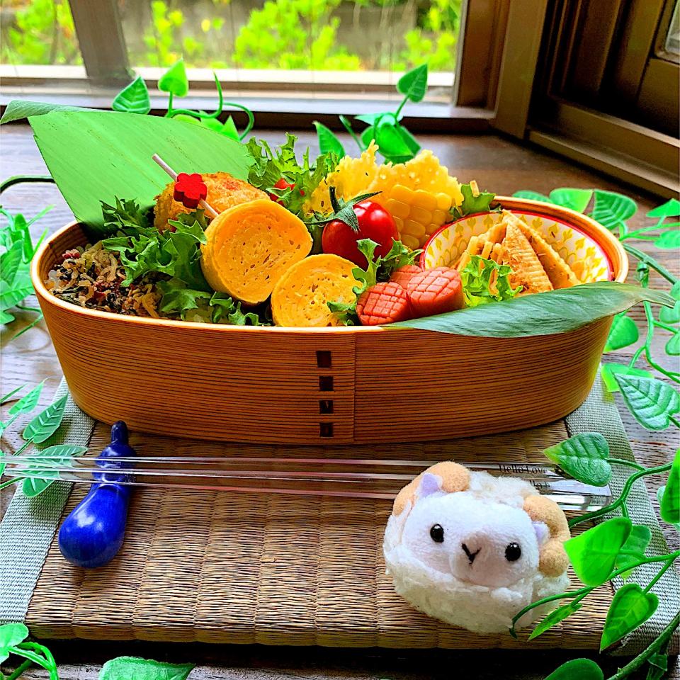 カリカリ梅しらすご飯！空っぽにな〜れ♡