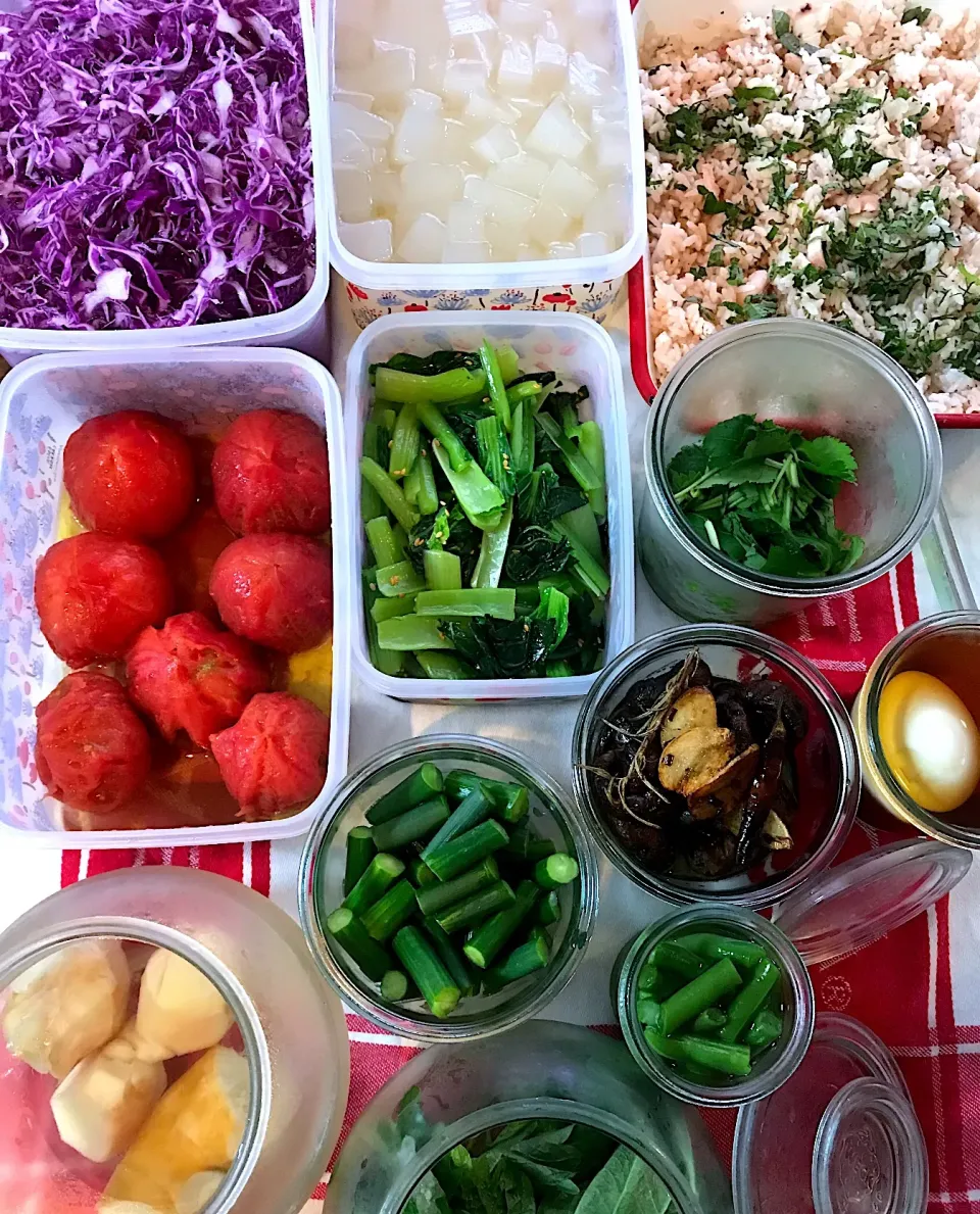 今週の常備菜&仕込み野菜🍅|うさぎママ🍷さん