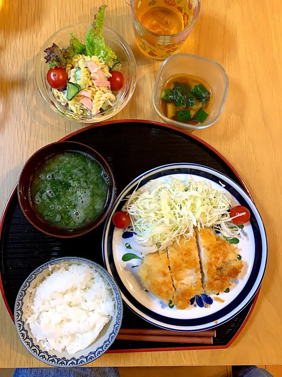 チキンカツで晩御飯|Mikaさん